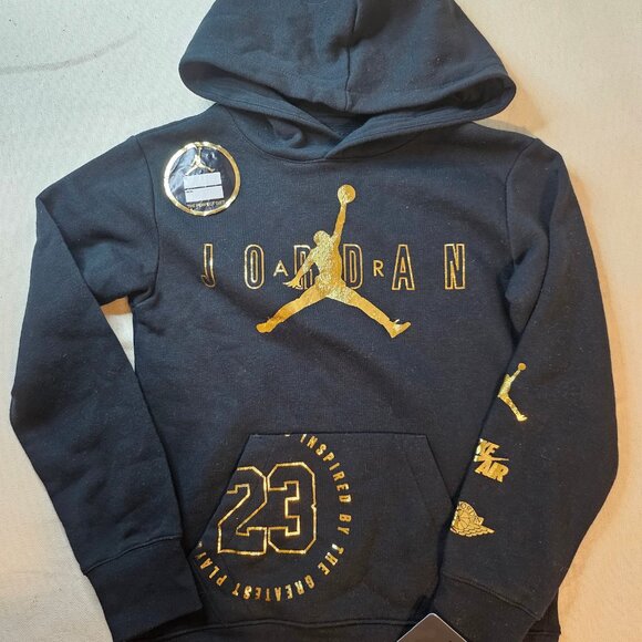 Nike Air Jordan Boy's Highlights Pullover Hoodie - Size M - Picture 3 of 12
